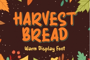 Harvest Bread - Autumn Display Font Font Download