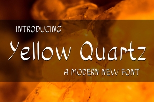 Yellow Quartz Font Download