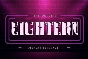 Eightern | Display Typeface Font Download
