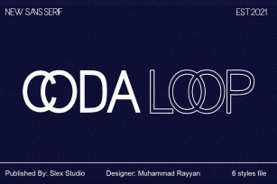 CODA LOOP Font Download