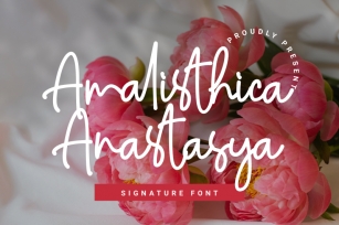 Amalisthica Anastasya Font Download
