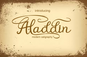 Aladdin Font Download