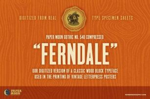 Ferndale Letterpress Font Download