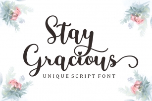 Stay Gracious Font Download