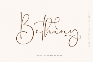 Bethany Script Font Download