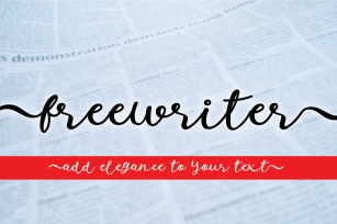Freewriter Font Download