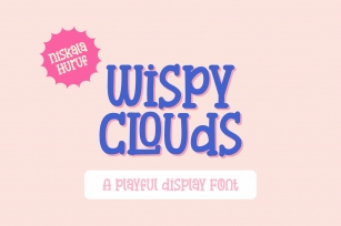 Wispy Clouds Font Download