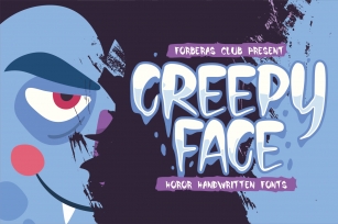 Creepy Face Font Download