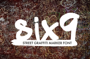 Six9 Graffiti Urban Tag Marker Font Download