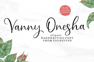 Vanny Onesha Font Download