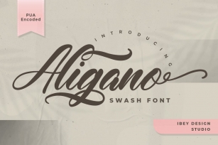 Aligano Font Download