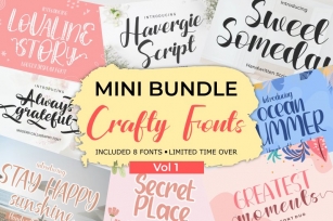 Mini Bundle Crafty s Vol 1 Font Download