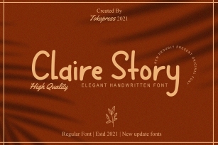 Claire Story Font Download