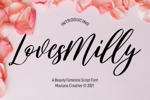 Lovesmilly Feminine Script Font Font Download
