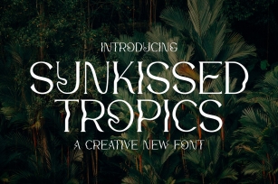 Sunkissed Tropics Font Download