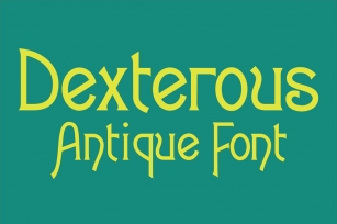 Dexterous Antique Font Download