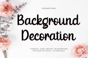 Background Decoration Font Download