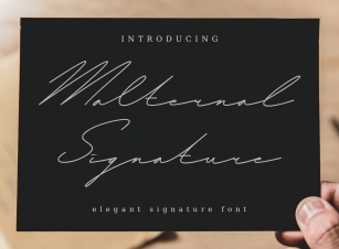 Malternal Signature Font Download