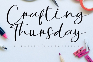 Crafting Thursday Font Download