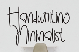 Handwriting Minimalist Font Download
