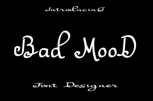 Bad Mood Font Download