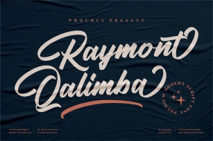 Raymont Qalimba Modern Calligraphy Font Download
