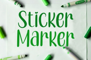 Sticker Marker Font Download