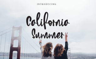 California Summer Font Download