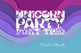 Unicorn Party Trio Font Download