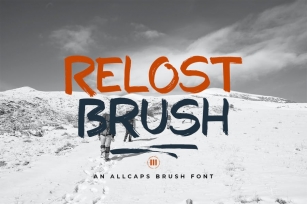Relost Brush - A Wild Brush Font Font Download