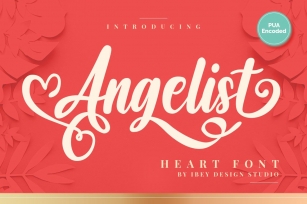 Angelist Heart Font Download