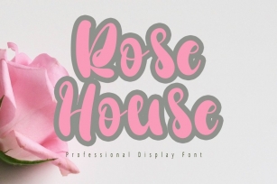 Rose House Font Download