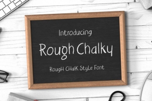 Rough Chalky Font Download