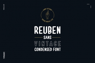 Reuben Vintage Condensed Font Download