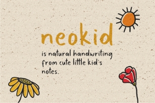 Neokid Handwriting Font Font Download