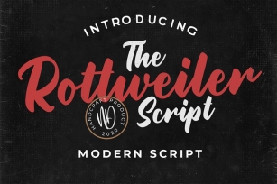 Rottweiler – Modern Script Font Download