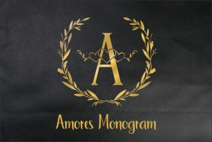Amores Monogram Font Download