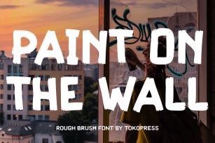Paint on the Wall Font Download