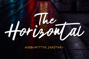 The Horizontal Font Download