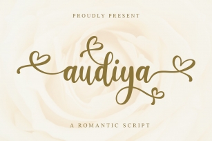 Audiya Romantic Script Font Download