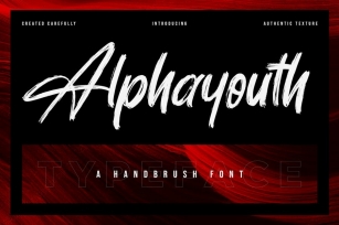 Alphayouth - Brush Font Font Download