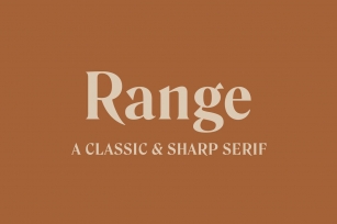 Range — A Vintage Classic Serif Font Download