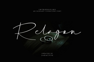 Relagon Signature Font Font Download