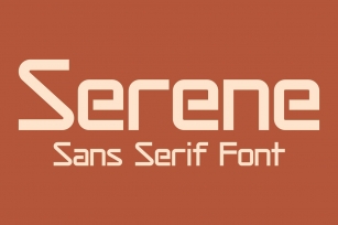 Serene Font Download