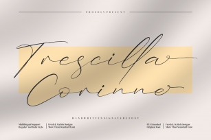 Trescilla Corinne Font Download