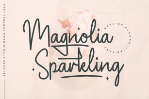 Magnolia Sparkling Font Download