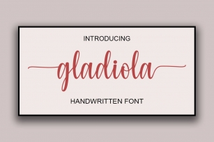 Gladiola Font Download