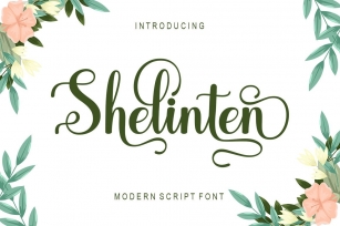 Shelinten Script Font Download