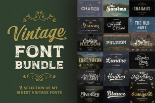 Vintage Bundle Font Download