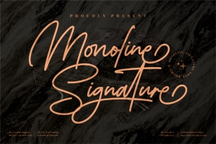 Monoline Signature Font Download